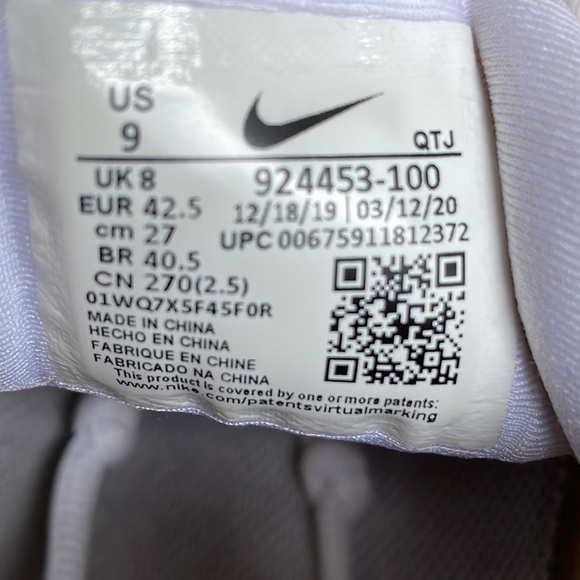 NIKE - Air Vapormax Sneakers Size 9 - Picture 10 of 11